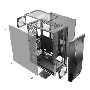 کیس کامپیوتر گیمینگ گرین مدل ARIA