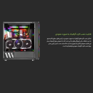 کیس کامپیوتر گیمینگ گرین مدل GRIFFIN G6