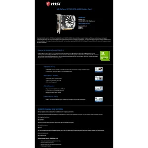 کارت گرافیک ام اس آی مدل N730-4GD3V2
