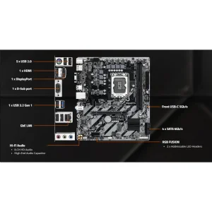 مادربرد گیگابایت مدل H810M S2H Rev. 1.0