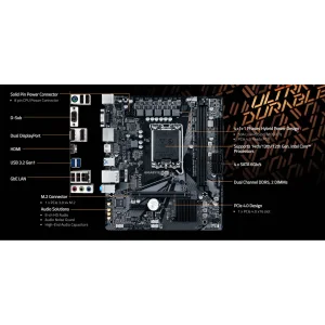 مادربرد گیگابایت مدل H610M S2H V2 rev. 1.0