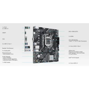 مادربرد ایسوس مدل PRIME H510M-K R2.0