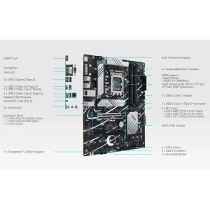 مادربرد ایسوس مدل PRIME B760-PLUS
