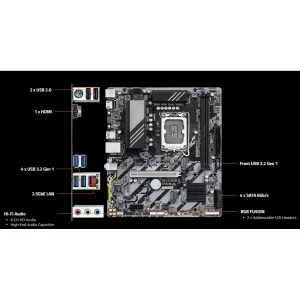 مادربرد گیگابایت مدل B860M H