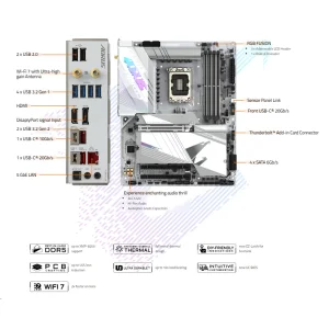 مادربرد گیگابایت مدل Z790 AORUS PRO X
