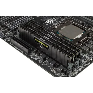 رم دسکتاپ کورسیر مدل VENGEANCE LPX DDR4 تک کاناله ظرفیت 8 گیگابایت فرکانس 3200 مگاهرتز تایمینگ CL16 با هیت‌سینک خنک‌کننده