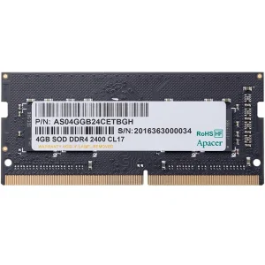 رم لپ‌تاپ DDR4 تک کاناله 2400 مگاهرتز CL17 اپیسر مدل SOD ظرفیت 4 گیگابایت