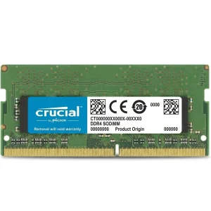 رم لپ‌تاپ DDR4 Crucial مدل CT16 ظرفیت 16GB فرکانس 3200MHz تایمینگ CL22 نوع SO-DIMM اجرای سریع و پایدار و ارتقای عملکرد سیستم