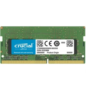 رم لپ‌تاپ DDR4 Crucial مدل CT16 ظرفیت 16GB فرکانس 3200MHz تایمینگ CL22 نوع SO-DIMM اجرای سریع و پایدار و ارتقای عملکرد سیستم