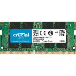 رم لپ‌تاپ DDR4 تک کاناله 8 گیگابایت کروشیال مدل CT8 با سرعت 3200 مگاهرتز و تأخیر CL22، مناسب اجرای همزمان برنامه‌ها و افزایش سرعت نرم‌افزارها