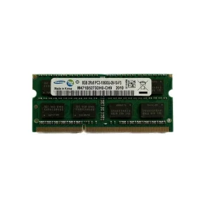 رم لپ‌تاپ DDR3 تک کاناله 8 گیگابایت 1333 مگاهرتز سامسونگ مدل PC3-10600 با تایمینگ 9 و ماژول SO-DIMM