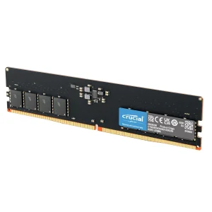 رم دسکتاپ کروشیال مدل UDIMM DDR5 تک کاناله ظرفیت 16 گیگابایت فرکانس 4800 مگاهرتز تایمینگ CL40 ولتاژ کاری 1.1 ولت