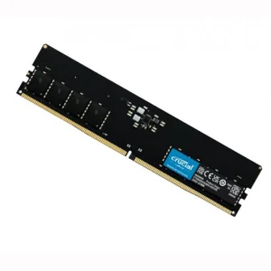 رم دسکتاپ کروشیال مدل UDIMM DDR5 تک کاناله ظرفیت 16 گیگابایت فرکانس 4800 مگاهرتز تایمینگ CL40 ولتاژ کاری 1.1 ولت