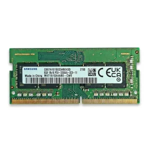 رم لپ‌تاپ DDR4 تک کاناله 3200 مگاهرتز CL22 سامسونگ مدل M471A1G44AB0-CWE ظرفیت 8 گیگابایت