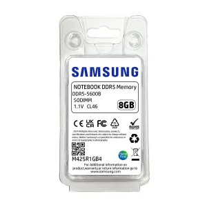 رم لپ تاپ DDR5 5600B مگاهرتز CL46 سامسونگ مدل M425R1GB ظرفیت 8 گیگابایت