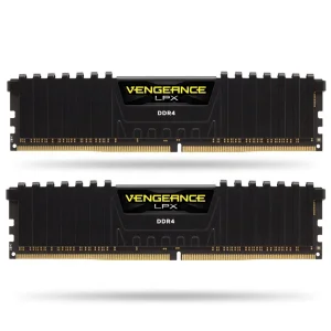 رم دسکتاپ کورسیر مدل Vengeance LPX DDR4 دو کاناله 32 گیگابایت 3200 مگاهرتز CL16 با هیتسینک آلومینیومی و پشتیبانی از XMP 2.0 برای اورکلاکینگ پایدار و خنک‌کنندگی بهینه