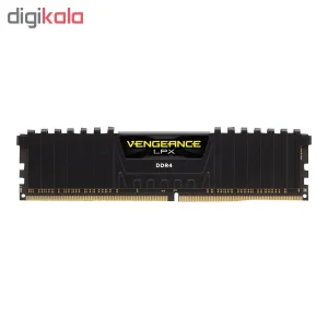 رم دسکتاپ کورسیر مدل Vengeance LPX DDR4 دو کاناله 32 گیگابایت 3200 مگاهرتز CL16 با هیتسینک آلومینیومی و پشتیبانی از XMP 2.0 برای اورکلاکینگ پایدار و خنک‌کنندگی بهینه