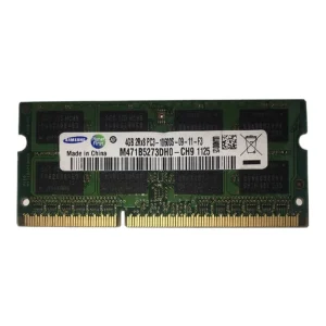 رم لپ‌تاپ DDR3 سامسونگ مدل PC3-10600 ظرفیت 4GB تک کاناله فرکانس 1333MHz تایمینگ 9 نوع SO-DIMM