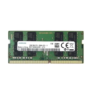 رم لپ‌تاپ 16 گیگابایت DDR4 سامسونگ مدل PC4-2666V با تایمینگ 2666 مگاهرتز و ماژول SO-DIMM تک کاناله