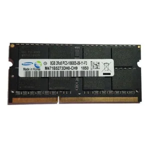رم لپ‌تاپ DDR3 تک کاناله 8 گیگابایت سامسونگ مدل 10600s فرکانس 1333 مگاهرتز تایمینگ CL16 ولتاژ 1.5 ولت نوع ماژول SO-DIMM