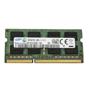 رم لپ‌تاپ DDR3L تک کاناله 8 گیگابایت سامسونگ مدل PC3L فرکانس 1600 مگاهرتز تایمینگ CL11 ولتاژ 1.35 ولت