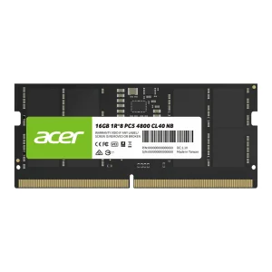 رم لپ‌تاپ DDR5 تک کاناله 4800 مگاهرتز CL40 ایسر مدل SD200 ظرفیت 16 گیگابایت
