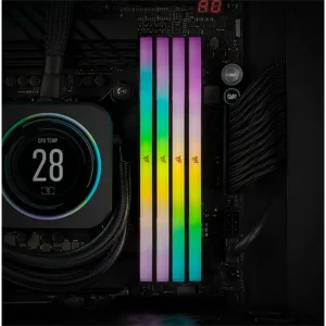 رم دسکتاپ DDR5 دو کاناله 6600 مگاهرتز CL38 کورسیر مدل VENGEANCE RGB ظرفیت 32 گیگابایت