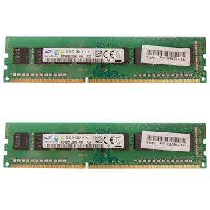 رم کامپیوتر سامسونگ مدل PC3-12800U DDR3 دو ماژوله 8 گیگابایت 1600 مگاهرتز تک کاناله تایمینگ CL11 نوع DIMM با 240 پین