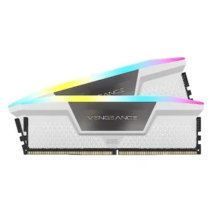 رم دسکتاپ DDR5 دو کاناله 5600 مگاهرتز CL36 کورسیر مدل  VENGEANCE RGB WHITE ظرفیت 32 گیگابایت