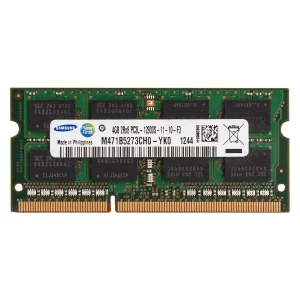 رم لپ‌تاپ سامسونگ مدل M471B5273CH0-YK0 ظرفیت 4 گیگابایت DDR3 SO-DIMM فرکانس 1600 مگاهرتز تک کاناله