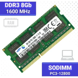 رم لپ تاپ DDR3 تک کاناله 1333 مگاهرتز CL19 سامسونگ مدل ch9 ظرفیت 8 گیگابایت