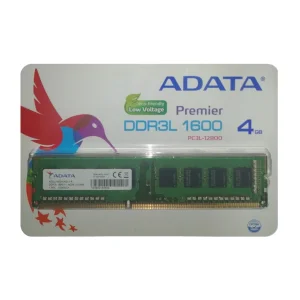 رم دسکتاپ DDR3 تک کاناله 1600 مگاهرتز ای دیتا مدل PC3L-12800 ظرفیت 4 گیگابایت