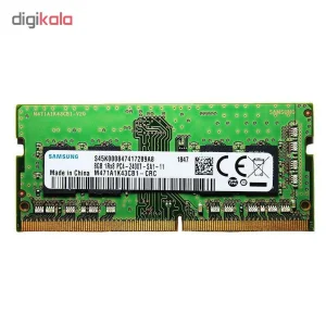 رم لپتاپ DDR4 تک کاناله 2400 مگاهرتز cl17 سامسونگ مدل PC4 ظرفیت 8 گیگابایت