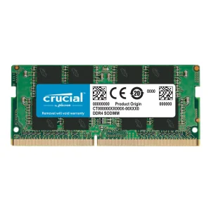 رم لپ‌تاپ کروشیال DDR4 تک کاناله 16 گیگابایت 3200 مگاهرتز SO-DIMM با تایمینگ CL22 و ولتاژ 1.2 ولت