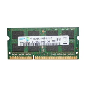 رم لپ‌تاپ سامسونگ DDR3 4 گیگابایت مدل 1333 PC3 10600s تک کاناله با فرکانس 1333 مگاهرتز