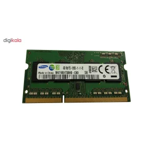 رم لپ تاپ DDR3 تک کاناله ۱۶۰۰ مگاهرتز CL11 سامسونگ مدل PC3 ظرفیت 4 گیگابایت