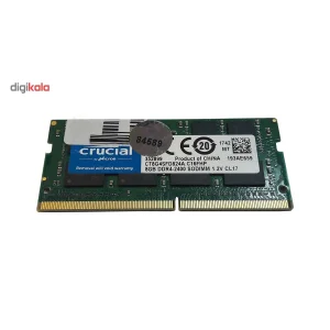 رم لپ تاپ کروشیال مدلDDR4 2400S MHz CL17 ظرفیت 8 گیگابایت