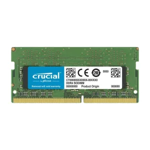 رم لپ‌تاپ کروشیال DDR4 تک کاناله 32 گیگابایت 3200 مگاهرتز CL22 ولتاژ 1.2 ولت