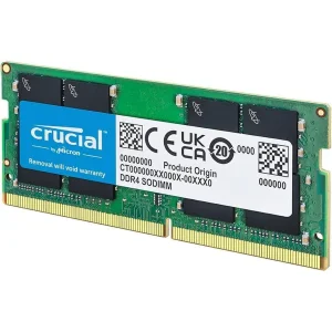 رم لپ‌تاپ DDR4 تک کاناله 8 گیگابایت 3200 مگاهرتز کروشیال مدل CT8 با تایمینگ CL22 و ولتاژ 1.2 ولت