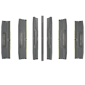 رم دسکتاپ کورسیر مدل VENGEANCE RGB DDR5 دو کاناله ظرفیت 32 گیگابایت فرکانس 5200 مگاهرتز تایمینگ CL40 با هیت‌سینک خنک‌کننده