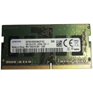 رم لپ‌تاپ DDR4 تک کاناله 4 گیگابایت سامسونگ مدل SODIMM با فرکانس 3200 مگاهرتز و تایمینگ CL19