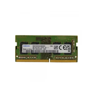 رم لپ‌تاپ DDR4 تک کاناله 4 گیگابایت سامسونگ مدل SODIMM با فرکانس 3200 مگاهرتز و تایمینگ CL19