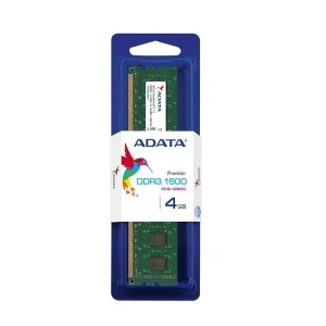 رم دسکتاپ DDR3 تک کاناله 1600 مگاهرتز CL11 ای دیتا مدل Premier ظرفیت 4 گیگابایت
