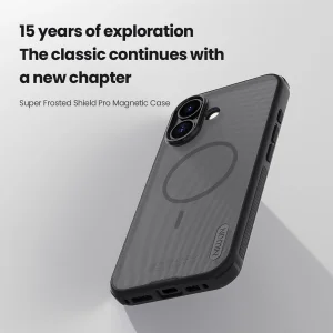 کاور نیلکین مدل Super Frosted Shield Pro Magnetic MagSafe مناسب برای گوشی موبایل اپل iPhone 17
