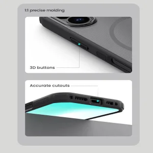 کاور نیلکین مدل Super Frosted Shield Pro Magnetic MagSafe مناسب برای گوشی موبایل اپل iPhone 17