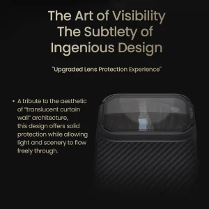 کاور نیلکین مدل CarboProp Magnetic MagSafe Transparent Lens مناسب برای گوشی موبایل اپل iPhone 17 Pro