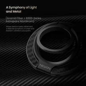 پایه نگهدارنده گوشی موبایل و تبلت نیلکین مدل FiberSnap Magnetic Ring Stand