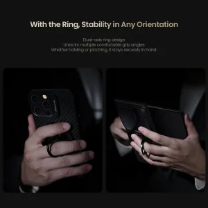 پایه نگهدارنده گوشی موبایل و تبلت نیلکین مدل FiberSnap Magnetic Ring Stand