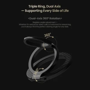 پایه نگهدارنده گوشی موبایل و تبلت نیلکین مدل FiberSnap Magnetic Ring Stand