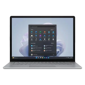 لپ‌تاپ مایکروسافت مدل Surface Laptop 5 با پردازنده Core i7-1255U، رم LPDDR5X 8GB، حافظه SSD با ظرفیت 256GB، نمایشگر لمسی 15 اینچPixselSense با وضوح Full HD، دارای نور پس‌زمینه کیبورد